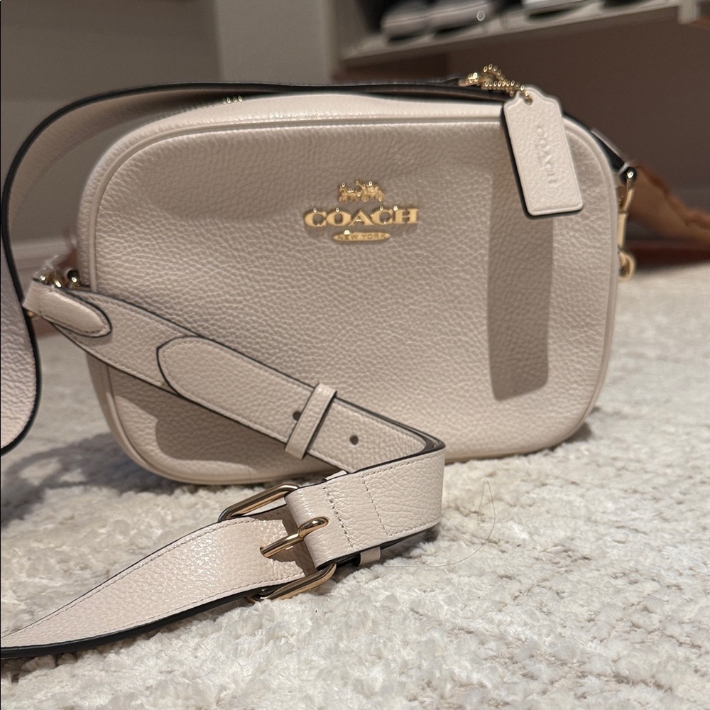 Coach Light Beige Crossbody Bag